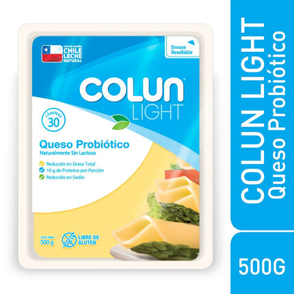 Queso Gauda Light Sin Rigor Colun Laminado 500 g