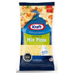 Queso Granulado Kraft Mix Pizza 200 g