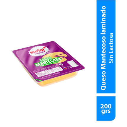 Queso Mantecoso Surlat Sin Lactosa Laminado 200 g