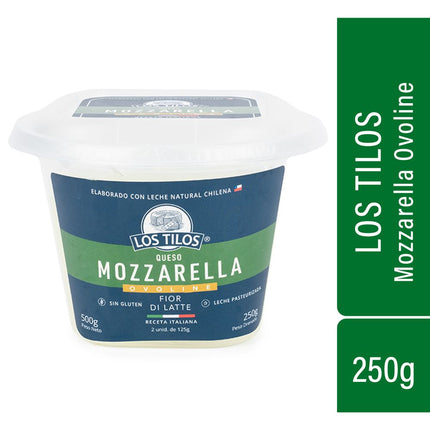 Queso Mozzarella Los Tilos Envasado Trozo 250 g