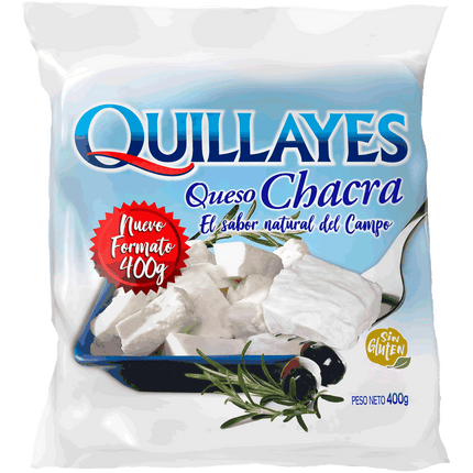Queso Chacra Quillayes Envasado Trozo 400 g