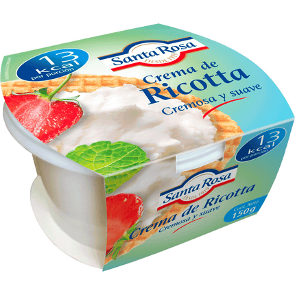 Queso Crema Santa Rosa Envasado Pote 150 g