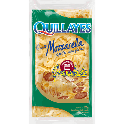 Queso Mozzarella Quillayes Envasado Granulado 200 g
