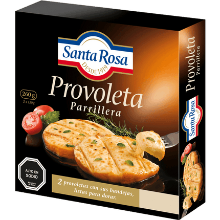 Queso Provoleta Santa Rosa Envasado Trozo 260 g