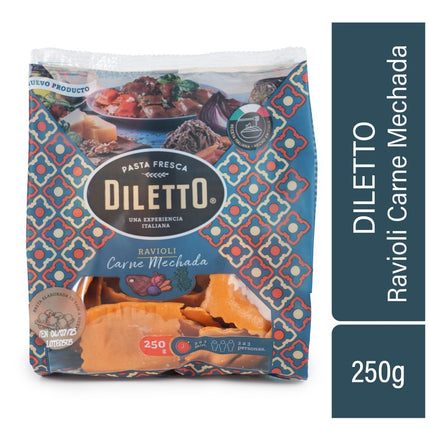 Ravioli Carne Mechada Diletto 250 g