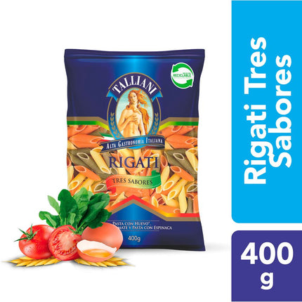 Rigati Talliani 3 Sabores 400 g