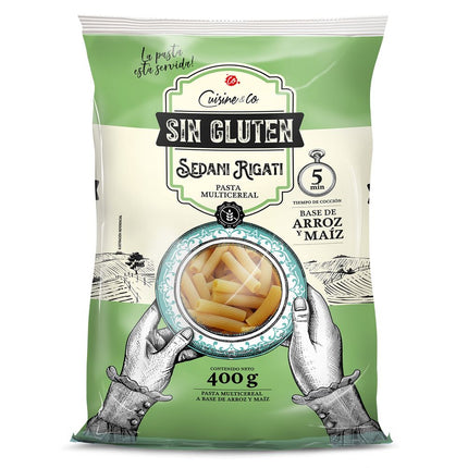 Sedani Rigati Cuisine & Co Sin Gluten 400 g