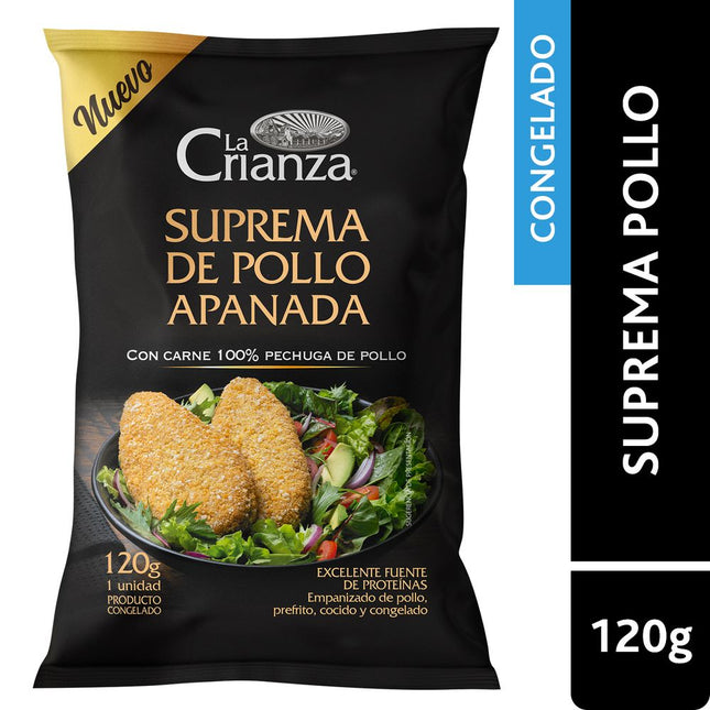 Suprema de Pollo Apanada La Crianza 120 g