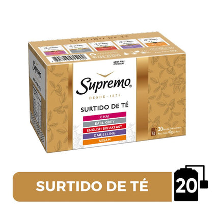 Té Supremo Nobles Orígenes Surtido 20 un.