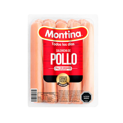 Salchicha de Pollo Montina 1 kg