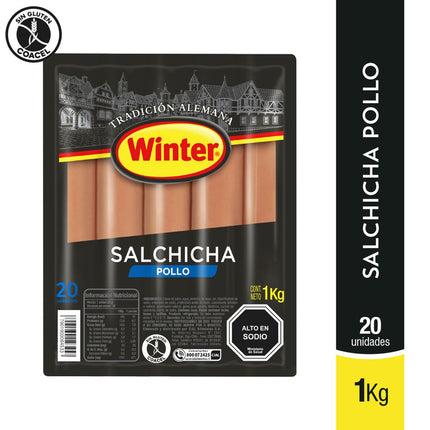 Salchichas Pollo Winter 1 kg
