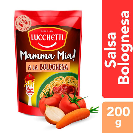 Salsa de Tomates Mamma Mia Boloñesa Doypack 200 g