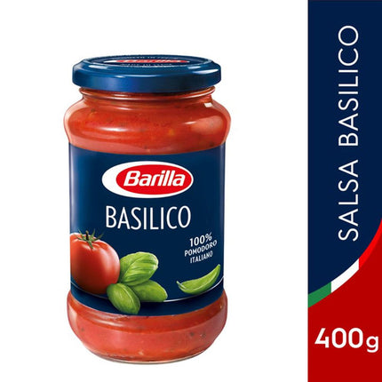 Salsa de Tomate Basilico Barilla con Albahaca 400 g