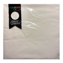 Servilleta Color Blanco 20 un.
