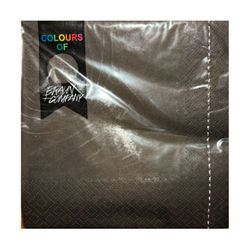 Servilleta Color Negro 20 un.