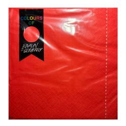 Servilleta Color Rojo 20 un.