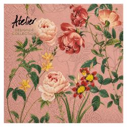 Servilleta Flores Rosa