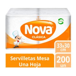 Servilletas Nova Mesa 200 un.