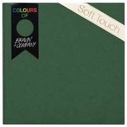 Servilleta Soft Color Verde Oscuro 40 un.