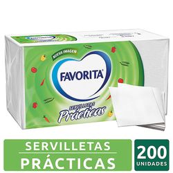 Servilletas Favorita Práctica Cocktail 200 un.
