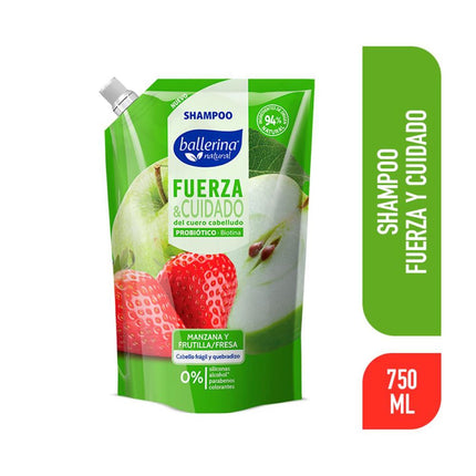Shampoo Ballerina Fuerza & Cuidado Doypack 750 ml