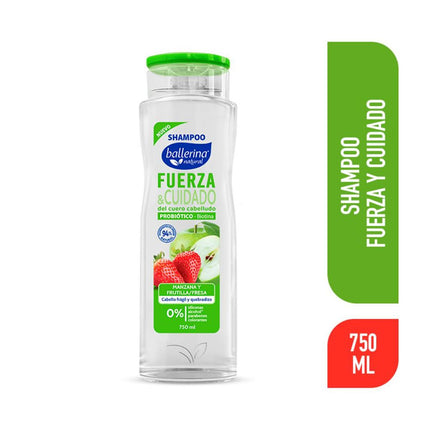 Shampoo Ballerina Fuerza & Cuidado Frasco 750 ml