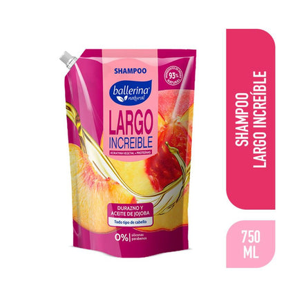 Shampoo Ballerina Largo Increíble Doypack 750 ml