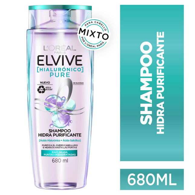 Shampoo Elvive Ha Pure 680 ml
