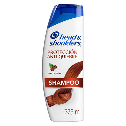 Shampoo Head & Shoulders Protección Caída con Cafeína 375 ml