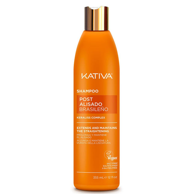Shampoo Kativa Post Alisado Brasileño 355 ml