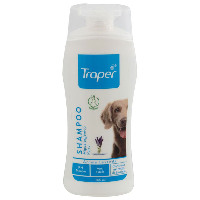 Shampoo Perro Adulto Traper Neutro Hipóalergénico 260 cc