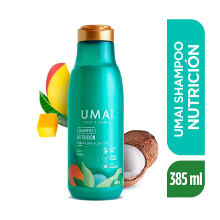 Shampoo Umai Nutrición Frasco 385 ml