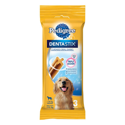 Snack Perro Adulto Pedigree Dentastix Razas Grandes 3 un.
