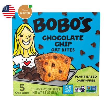 Snack de Avena Choco Chips Bobos 185 g