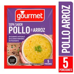 Sopa Gourmet Tradicional de Pollo con Arroz 70 g