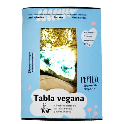 Tabla Vegana Pepilu Quesos de Cajù 225 g