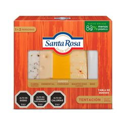 Tabla de Queso Santa Rosa Envasado Trozo 250 g