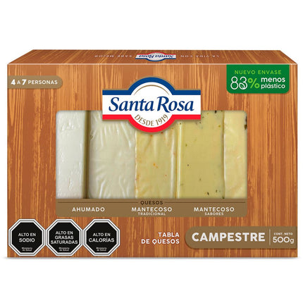 Tabla de Queso Santa Rosa Envasado Trozo 500 g