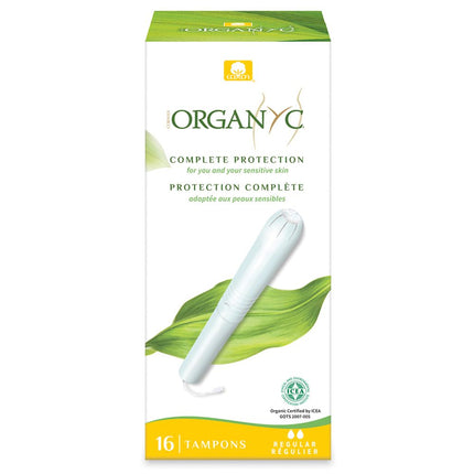 Tampones Regular Organyc con Aplicador 14 un.