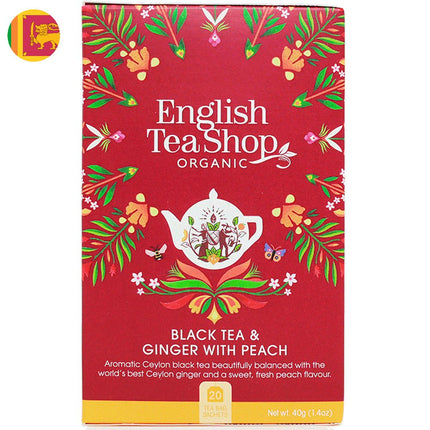 Té Jengibre Durazno English Tea Shop 20 un.