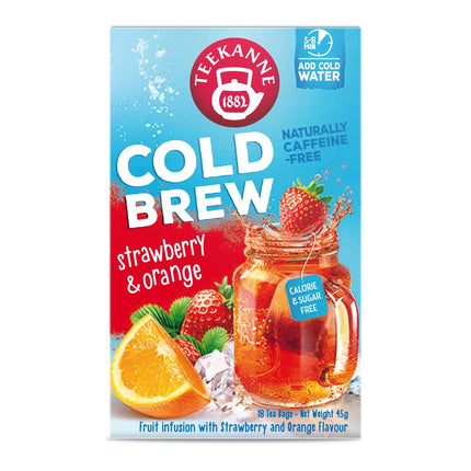 Té Frío Strawberry Orange Teekanne 18 un.