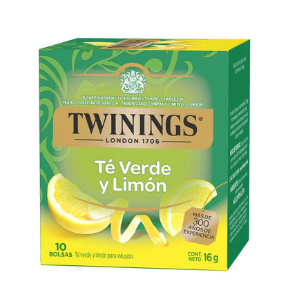Té Verde Twinings con Limón 10 un.