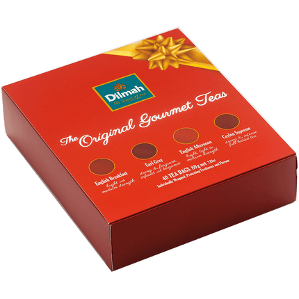 Té caja de regalo 4 variedades 40 bolsitas