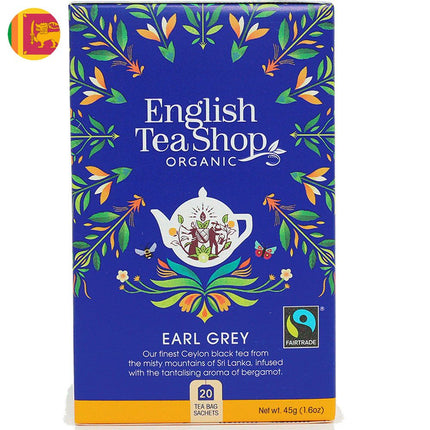 Té Earl Grey English Tea Shop Sencha Caja 20 un.