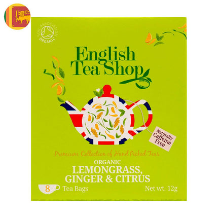 Té Limón/Jengibre/Cítricos English Tea Shop 8 un.