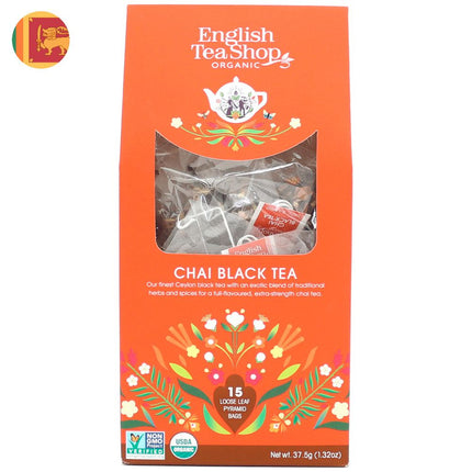 Té Negro Chai English Tea Shop 15 un.