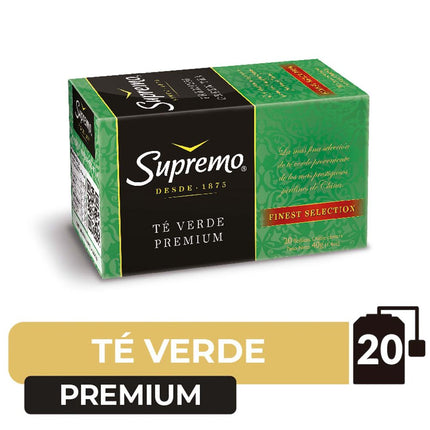 Té Verde Supremo Premium 40 g 20 un.