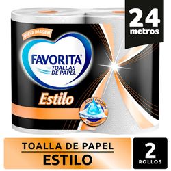 Toalla de Papel Favorita Estilo 24 m 2 un.