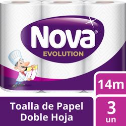 Toalla de Papel Nova Evolution Absorb 14 m 3 un.
