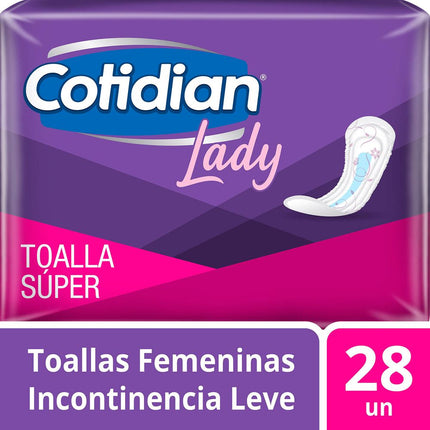 Toallas Higiénicas Cotidian Super Lady 28 un.